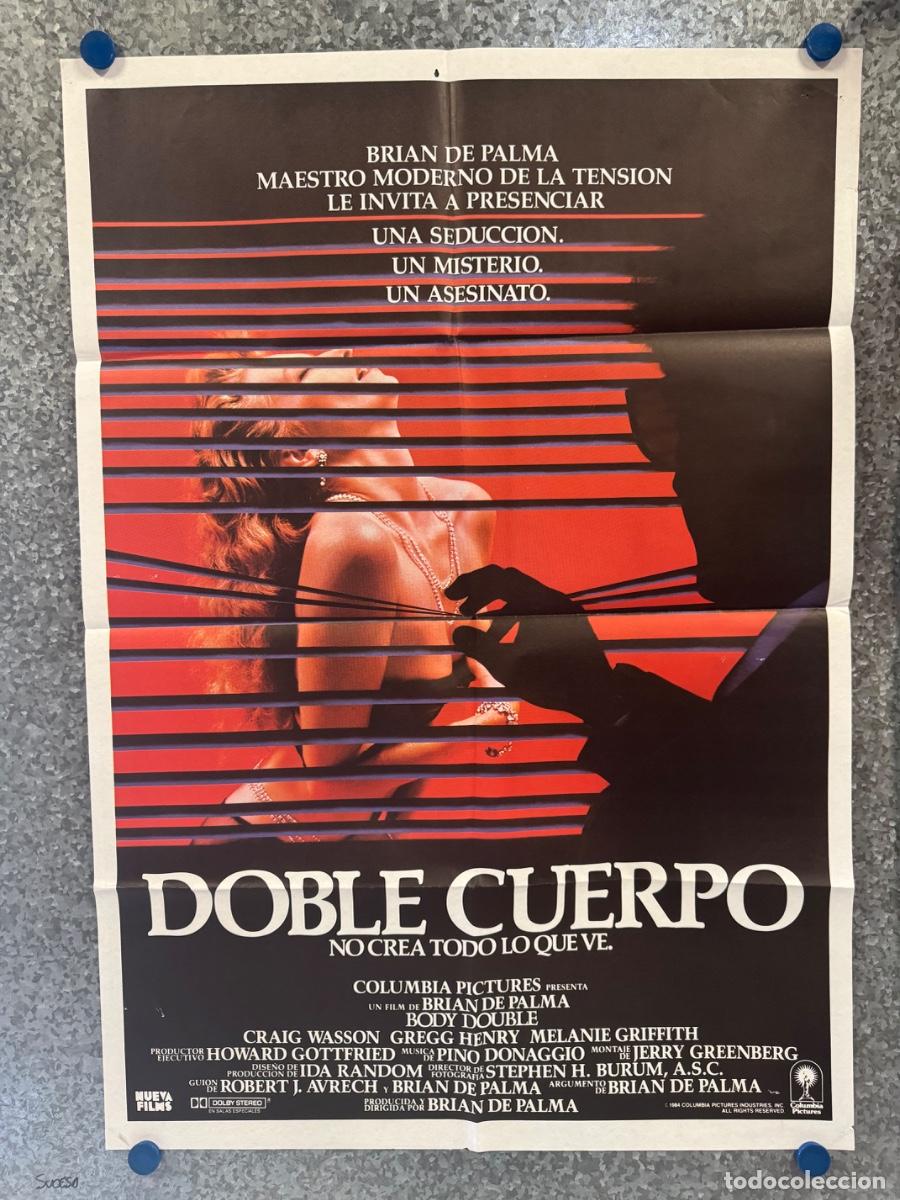 Kino: Doble cuerpo, Craig Wasson, Gregg Henry, A&ntilde;o 1984, POSTER ORIGINAL