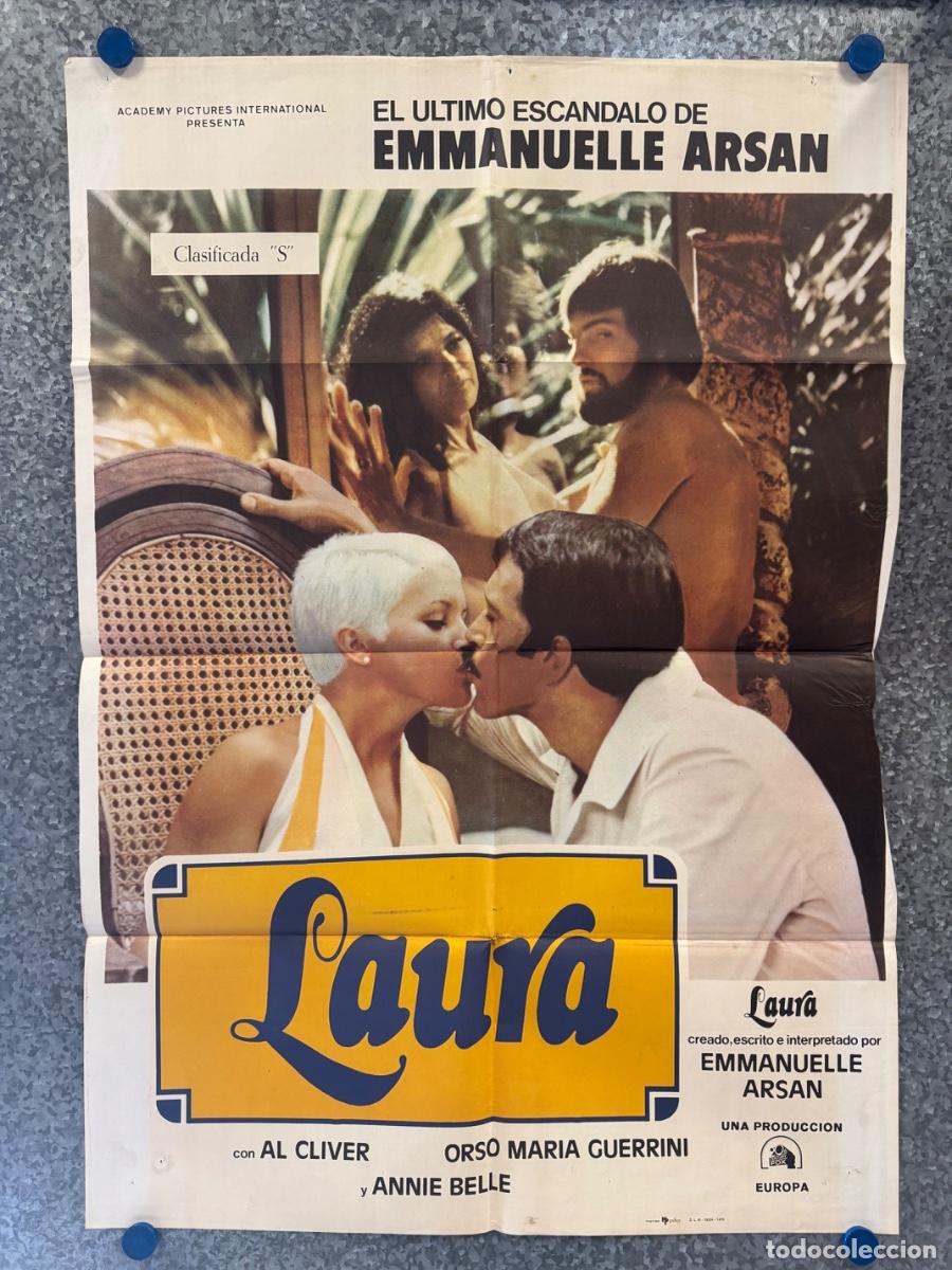Cine: LAURA, Al Cliver, Annie Belle, A&ntilde;o 1978, POSTER ORIGINAL
