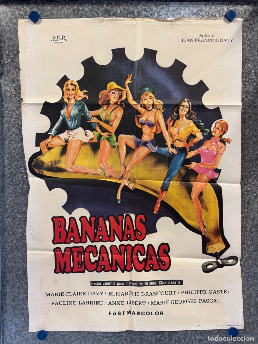 Cine: Bananas mecanicas, Philippe Gaste, Anne Libert, A&ntilde;o 1978, POSTER ORIGINAL