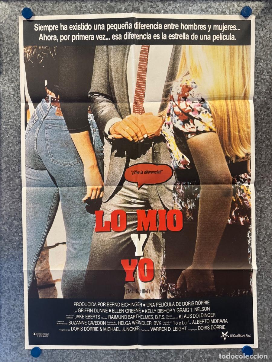 Cine: Lo mio y yo, Griffin Dunne, Ellen Greene, POSTER ORIGINAL