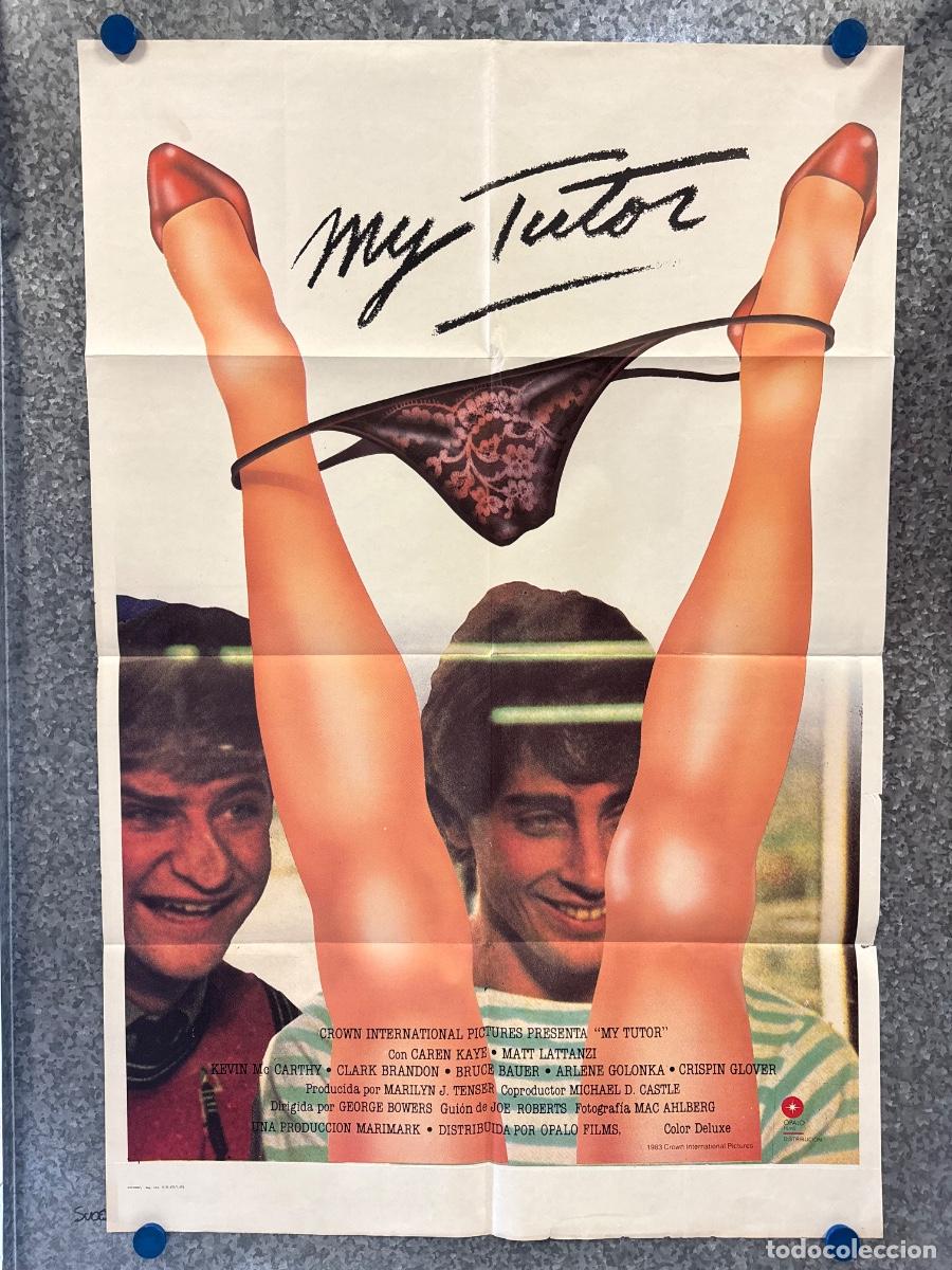 Cine: My Tutor, Caren Kaye, Matt Lattanzi, A&ntilde;o 1984, POSTER ORIGINAL