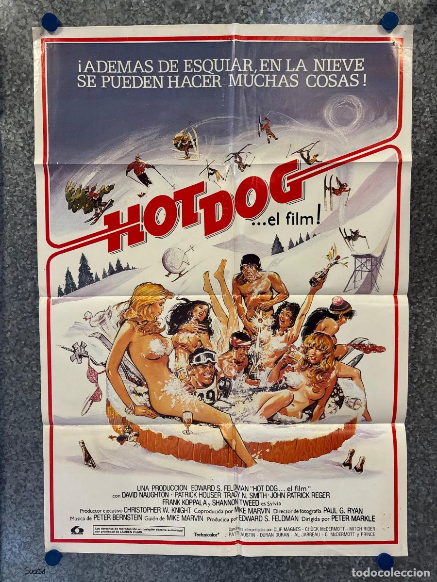Cine: Hot Dog, David Naughton, Patrick Houster, POSTER ORIGINAL