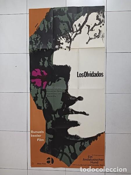 Cine: PJE 0339 LOS OLVIDADOS LUIS BU&Ntilde;UEL POSTER ORIGINAL ALEMAN 60X126