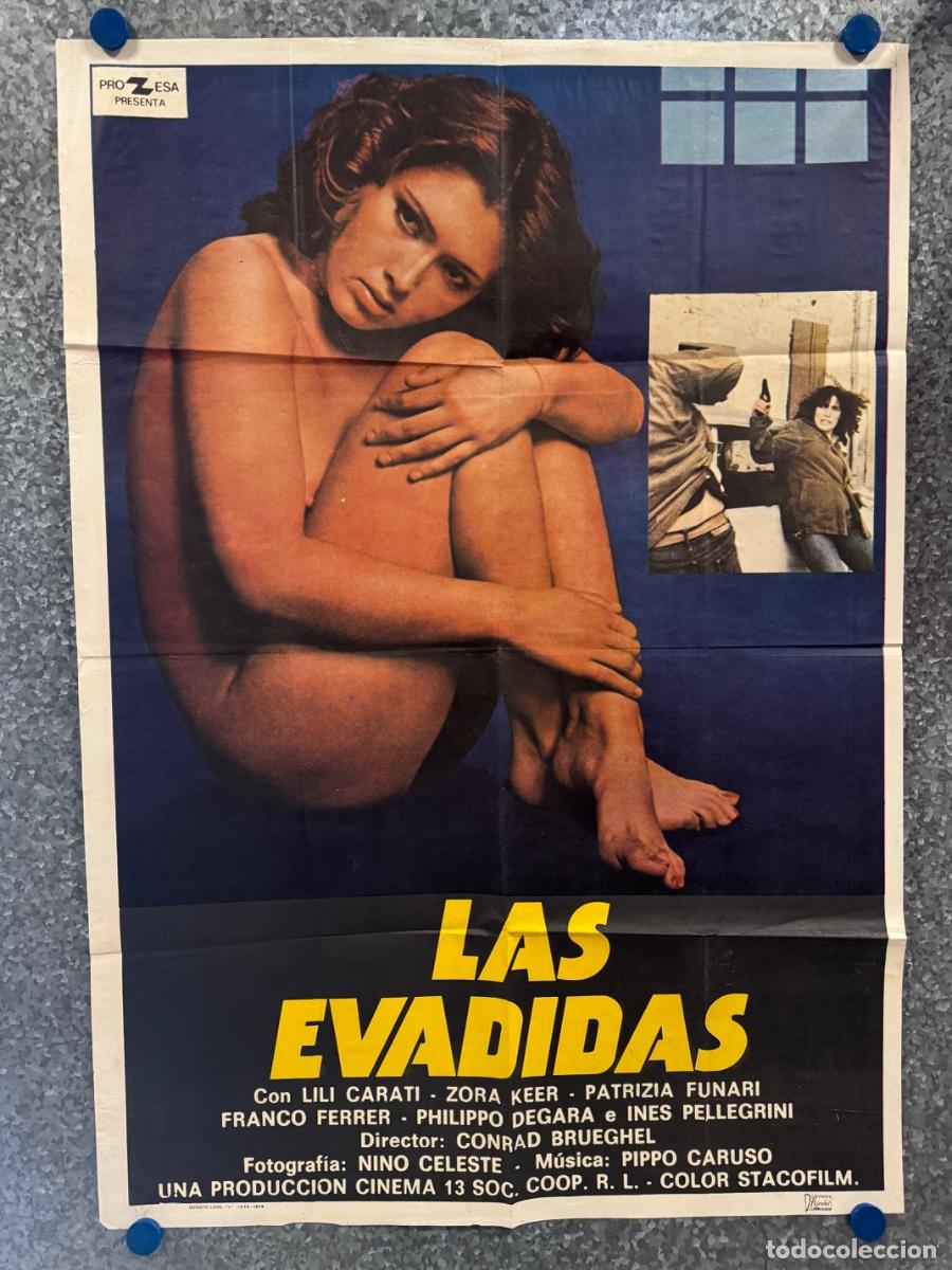Cine: Las evadidas, Lili Carati , Zora Keer, A&ntilde;o 1979, POSTER ORIGINAL