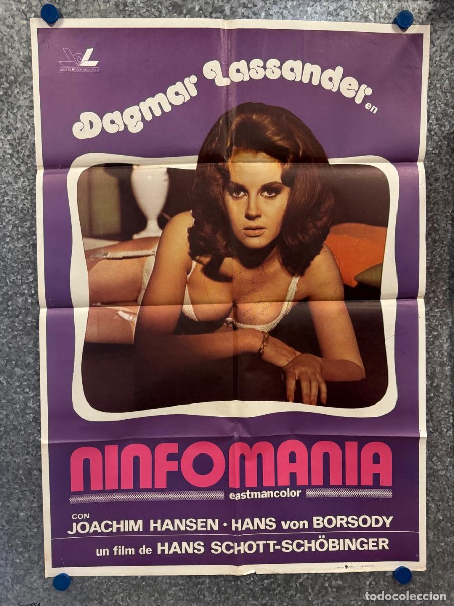 Cine: Ninfomania, Dagmar Lassander , Joachim Hansen, A&ntilde;o 1978, POSTER ORIGINAL