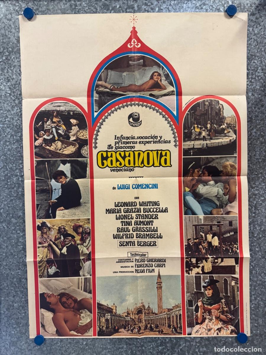 Cine: Casanova, Leonard Whiting , Lionel Stander, A&ntilde;o 1977, POSTER ORIGINAL