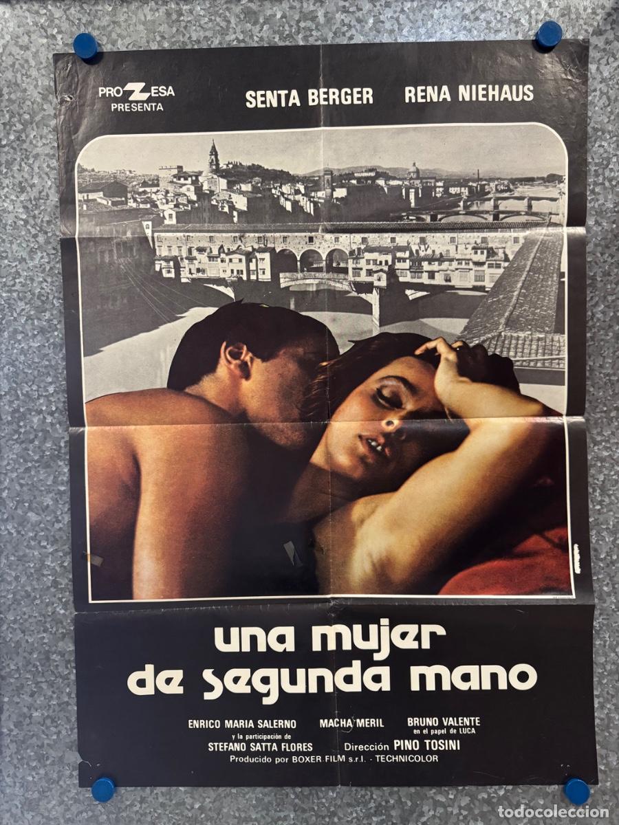 Cine: Una mujer de segunda mano, Senta Berger , Rena Niehaus, POSTER ORIGINAL