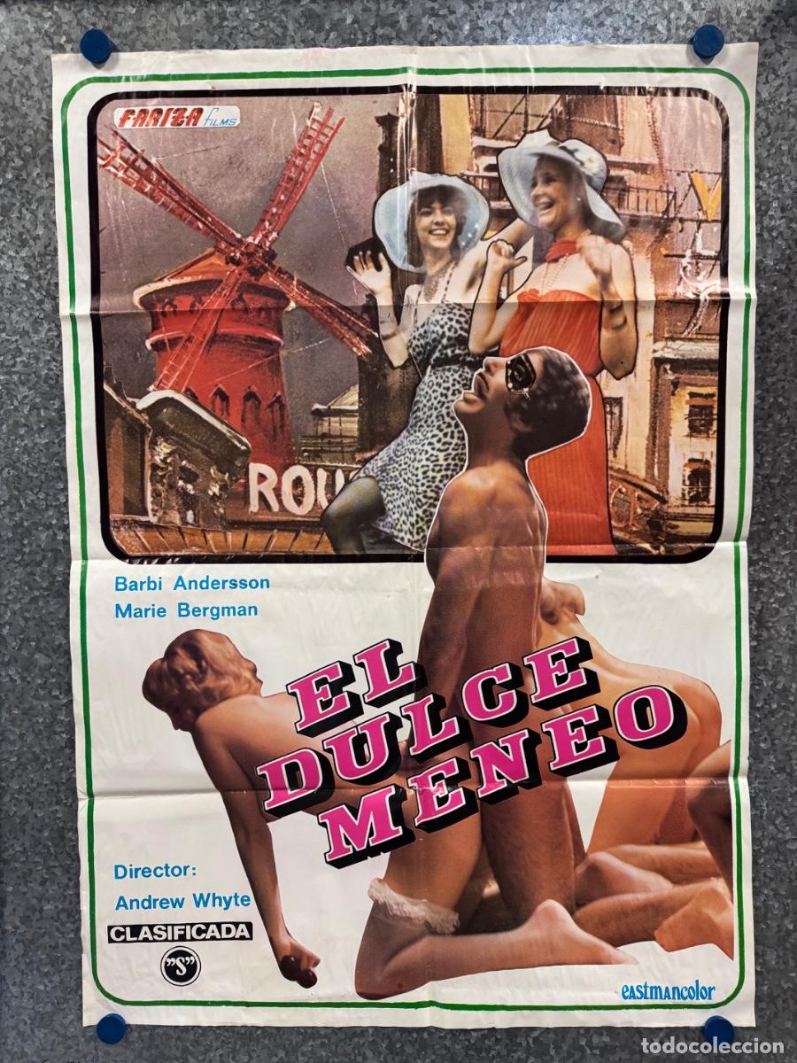 Cine: El dulce meneo, Barbi Andersson, Marie Bergman, POSTER ORIGINAL