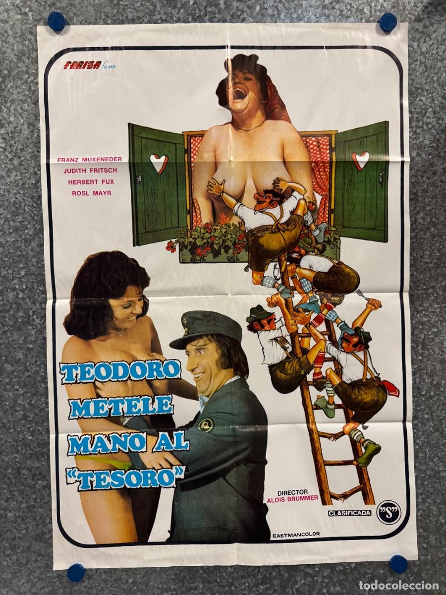 Cine: Teodoro metele mano al tesoro, Franz Muxeneder, Judith Fritsch, POSTER ORIGINAL