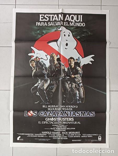 Cin&eacute;ma: VKD 2191 LOS CAZAFANTASMAS BILL MURRAY DAN AYKROYD SIGOURNEY WEAVER POSTER ORIGINAL 70X100 ESTRENO