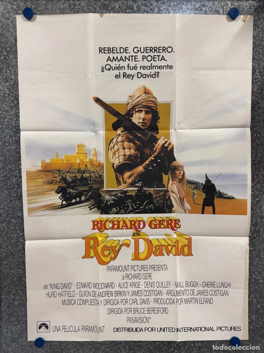 Cine: Rey David, Richard Gere, Edward Woodward, POSTER ORIGINAL