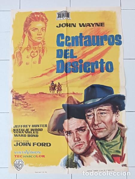 Cine: SMP 2189 CENTAUROS DEL DESIERTO the searchers JOHN WAYNE FORD POSTER ORIGINAL ESTRENO 70X100