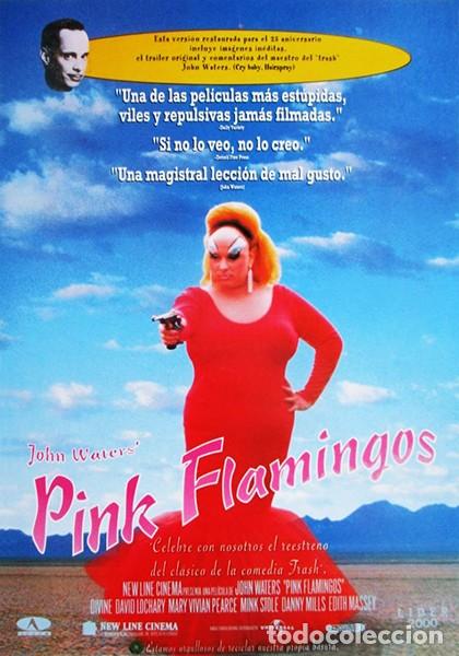 Cine: Pink Flamingos P&oacute;ster 70x100 cm aprox. John Waters Divine