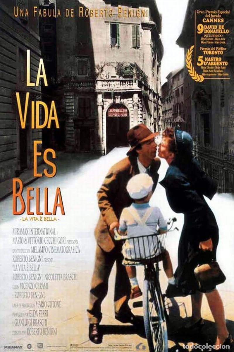 Cine: La vida es bella. P&oacute;ster 100x70