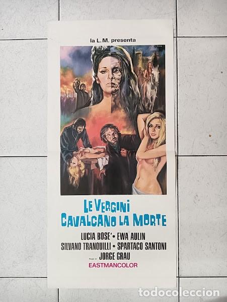 Cinema: EPX 0382 CEREMONIA SANGRIENTA JORGE GRAU LUCIA BOSE POSTER ORIGINAL ITALIANO 33X70