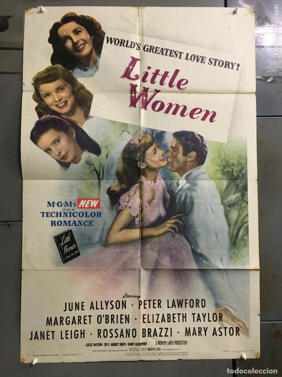Cine: PJE 0347 MUJERCITAS ELIZABETH TAYLOR JUNE ALLYSON POSTER ORIGINAL AMERICANO 70X105