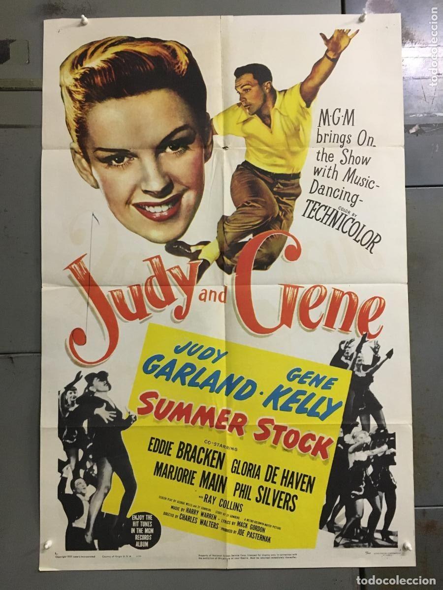 Cinema: PJE 0348 SUMMER STOCK JUDY GARLAND GENE KELLY POSTER ORIGINAL USA 70X105