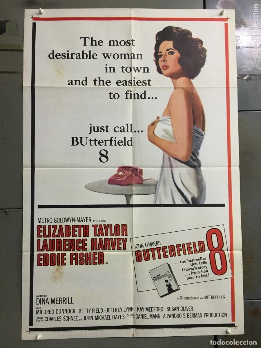 Cine: PJE 0350 UNA MUJER MARCADA ELIZABETH TAYLOR POSTER ORIGINAL USA 70X105