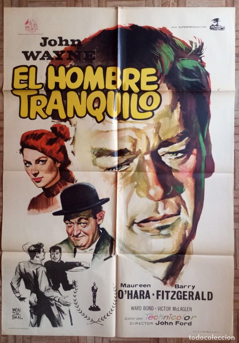 Cine: EL HOMBRE TRANQUILO. JOHN WAYNE, MAUREEN O'HARA, BARRY FITZGERALD. JOHN FORD