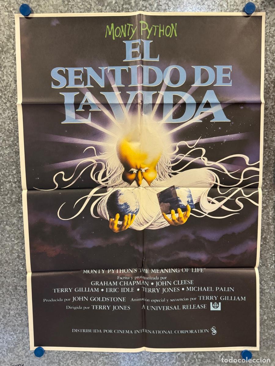 Cine: El sentido de la vida , Monty Python, POSTER ORIGINAL - Foto 1