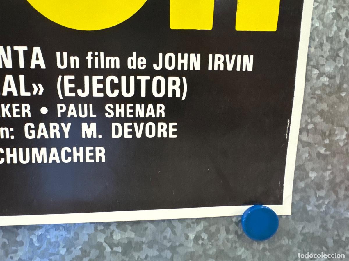 Cine: SCHWARZENEGGER EJECUTOR , Arnold Schwarzenegger, POSTER ORIGINAL - Foto 5