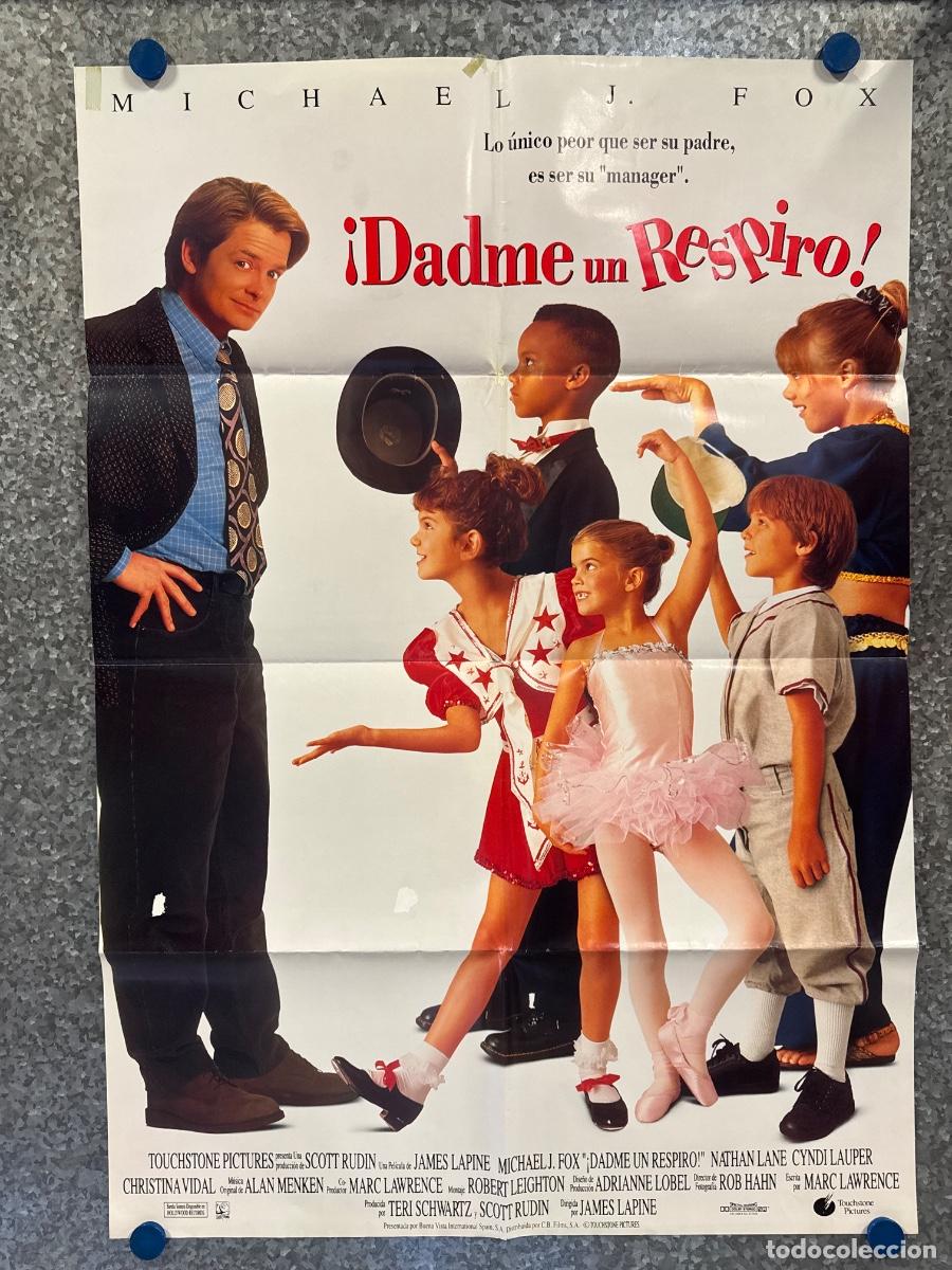 Cine: Dadme un respiro , Michael J.Fox, Nathan Lane, POSTER ORIGINAL