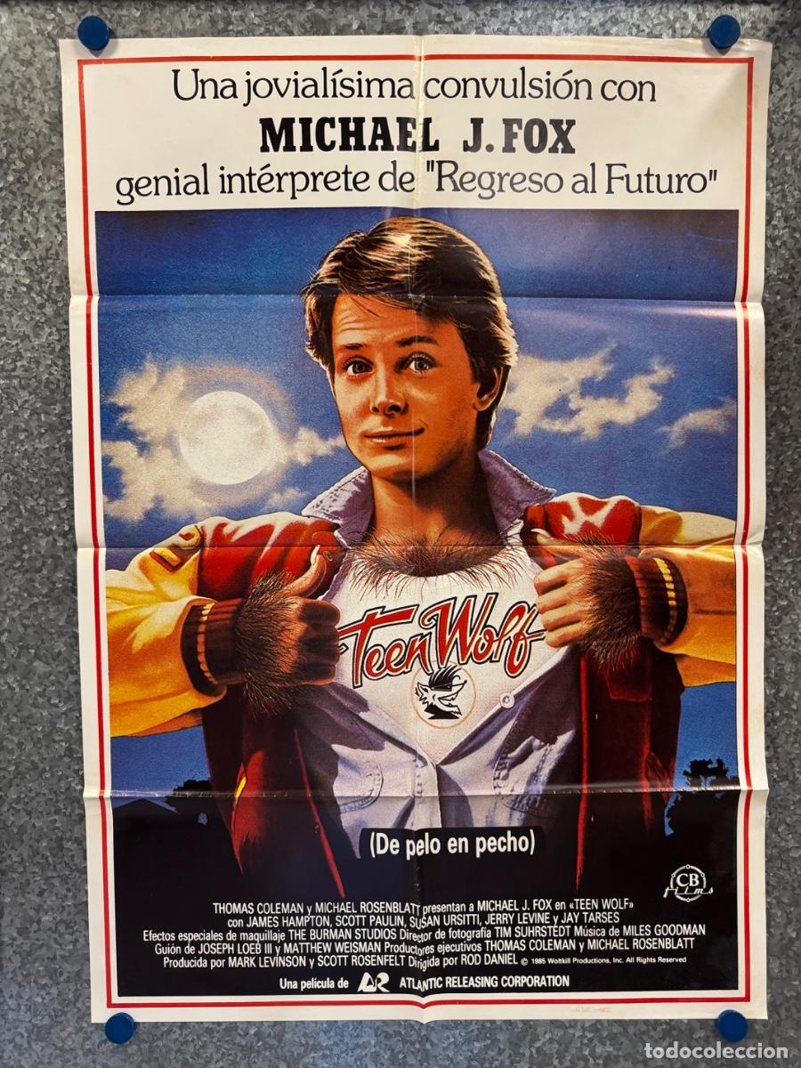 Cine: Teen Wolf , Michael J.Fox, Scott Paulin, POSTER ORIGINAL