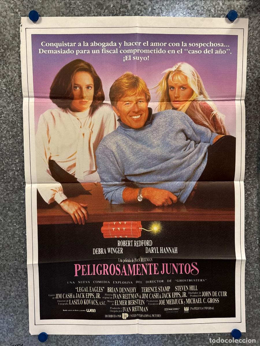 Cine: Peligrosamente juntos , Debra Winger, Robert Redford, POSTER ORIGINAL