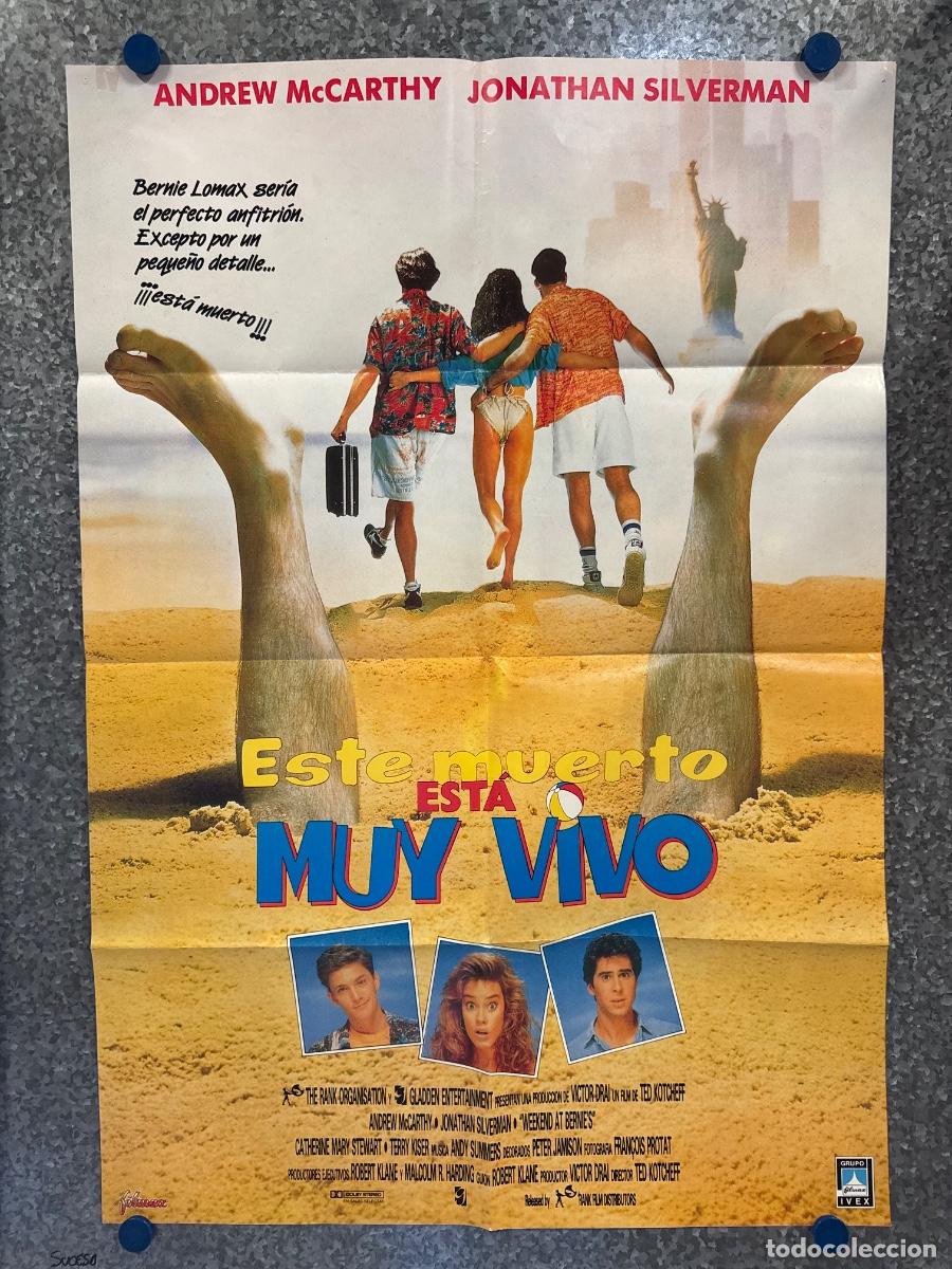 Cine: Este muerto esta muy vivo, Andrew McCarthy, Jonathan Silverman, POSTER ORIGINAL