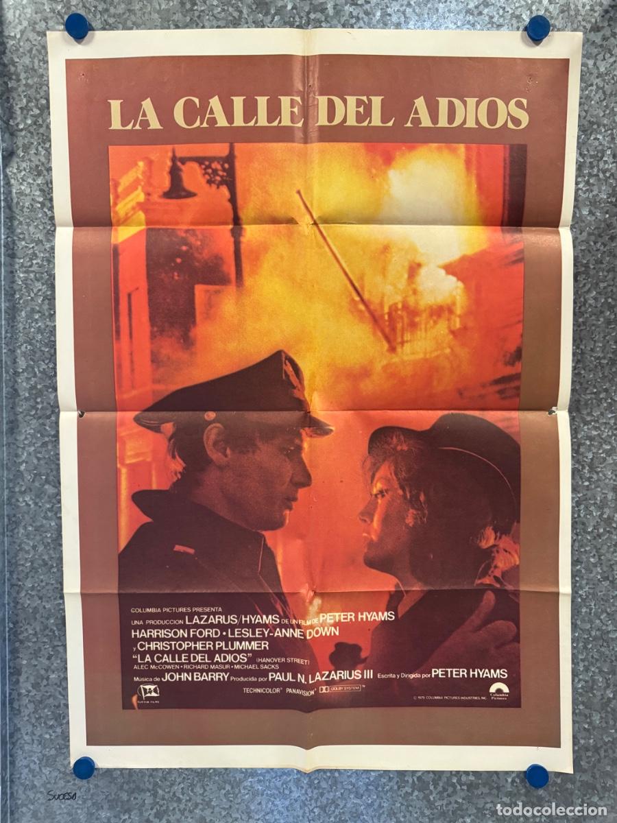 Cine: La calle del adios, Harrison Ford, Christopher Plummer, A&ntilde;o 1979, POSTER ORIGINAL