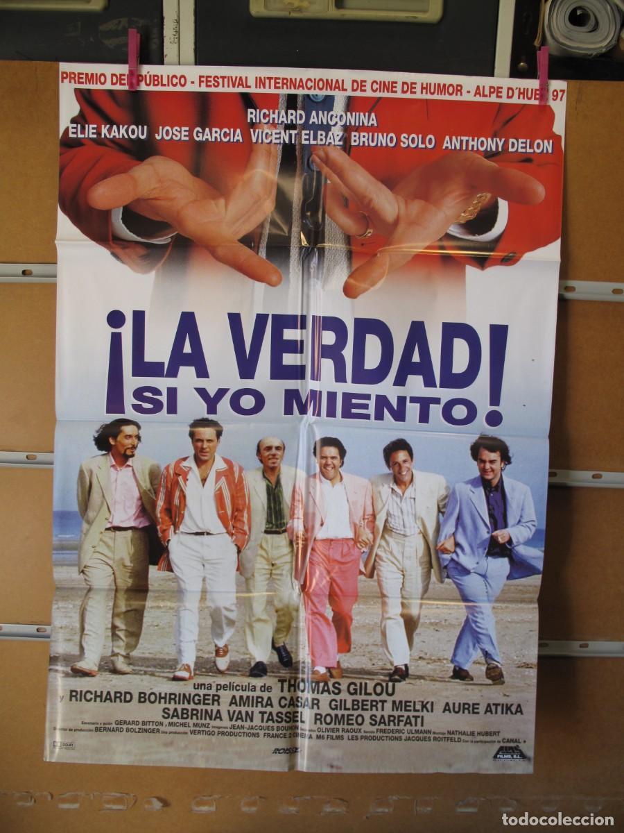 Cine: EN1750 LA VERDAD SI YO MIENTO POSTER ORIGINAL