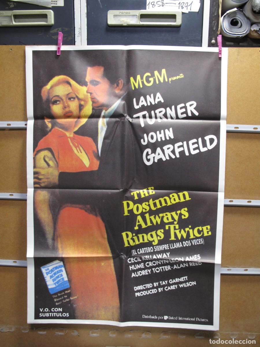 Cine: EN1944 EL CARTERO SIEMPRE LLAMA DOS VECES POSTER ORIGINAL