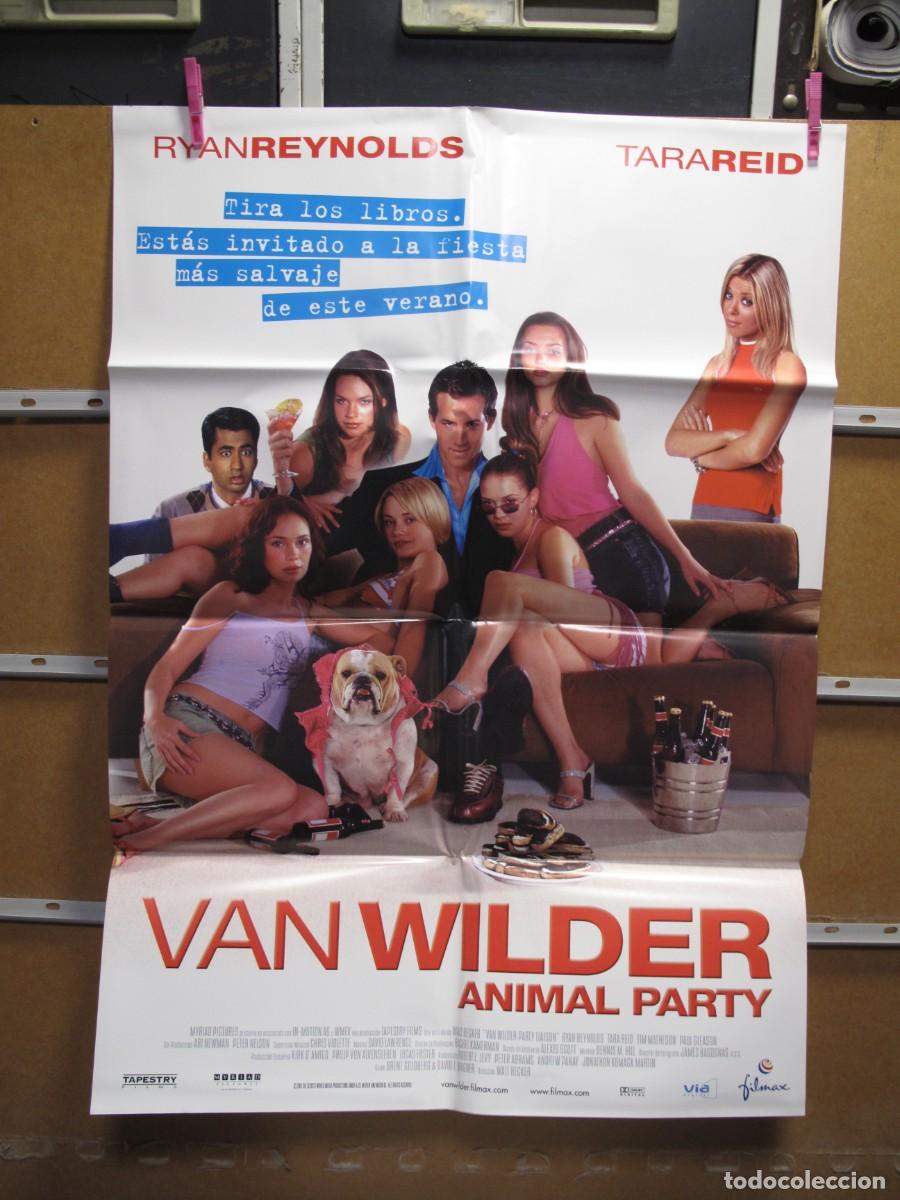 Cine: EN2085 VAN WILDER ANIMAL PARTY POSTER ORIGINAL