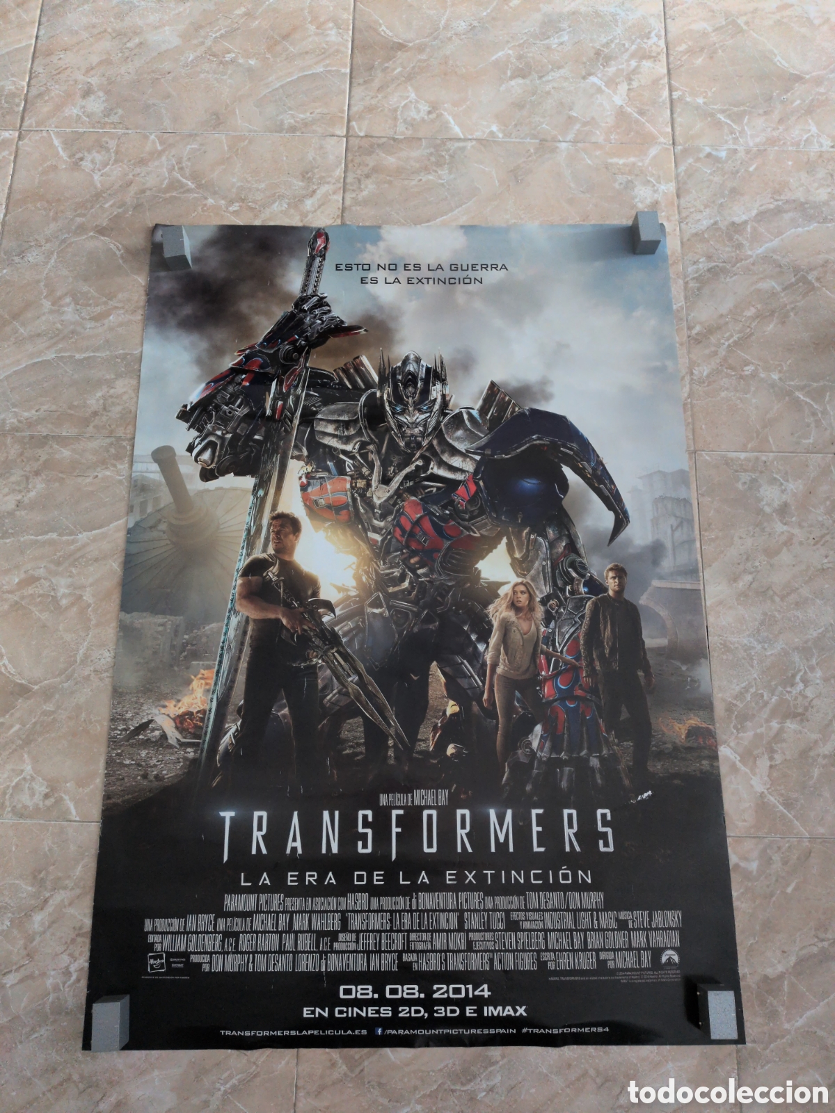 Cin&eacute;ma: Cartel de cine pel&iacute;cula Transformers La era de la extinci&oacute;n