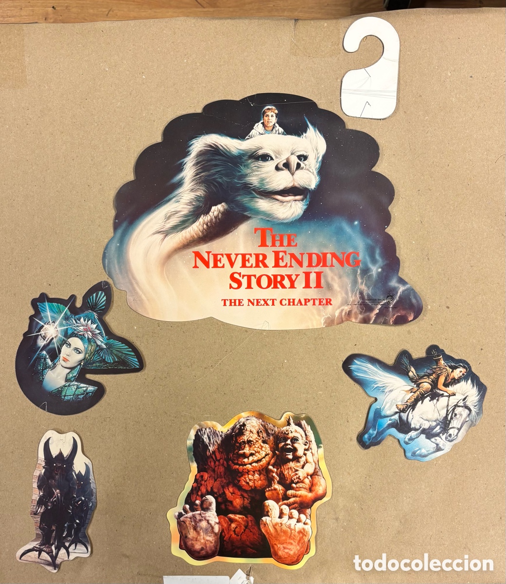 Cine: LA HISTORIA INTERMINABLE 2 (1990). CARTEL COLGANTE TROQUELADO PROMOCIONAL DE LA PEL&Iacute;CULA