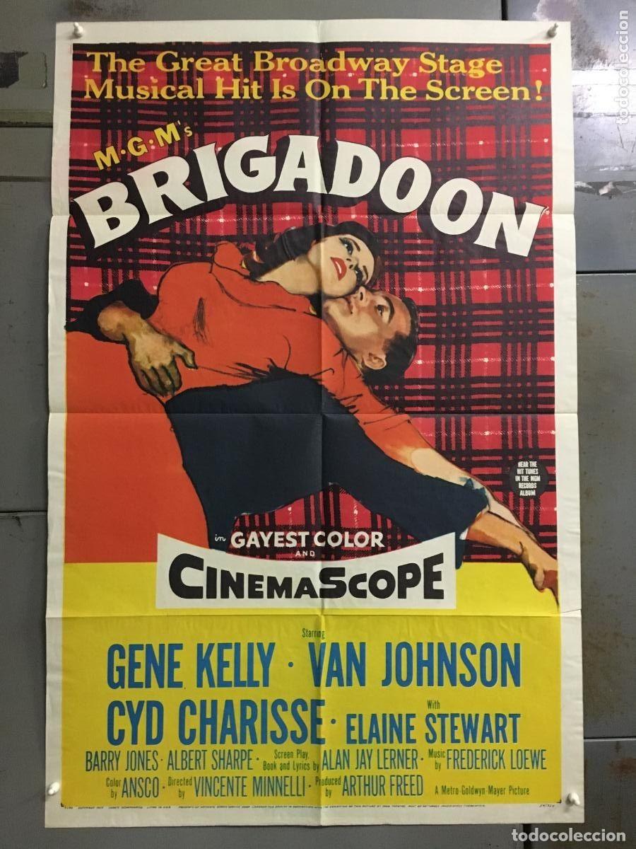 Kino: PJE 0360 BRIGADOON GENE KELLY CYD CHARISSE VINCENTE MINNELLI POSTER ORIGINAL USA 70X105