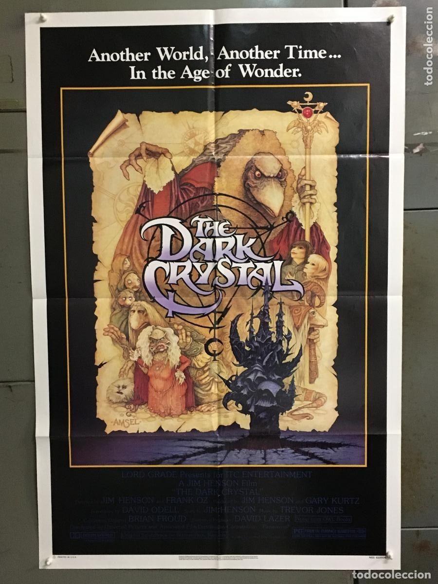 Cin&eacute;ma: PJE 0377 CRISTAL OSCURO FRANK OZ JIM HENSON CIENCIA FICCION AMSEL POSTER ORIGINAL USA 70X105