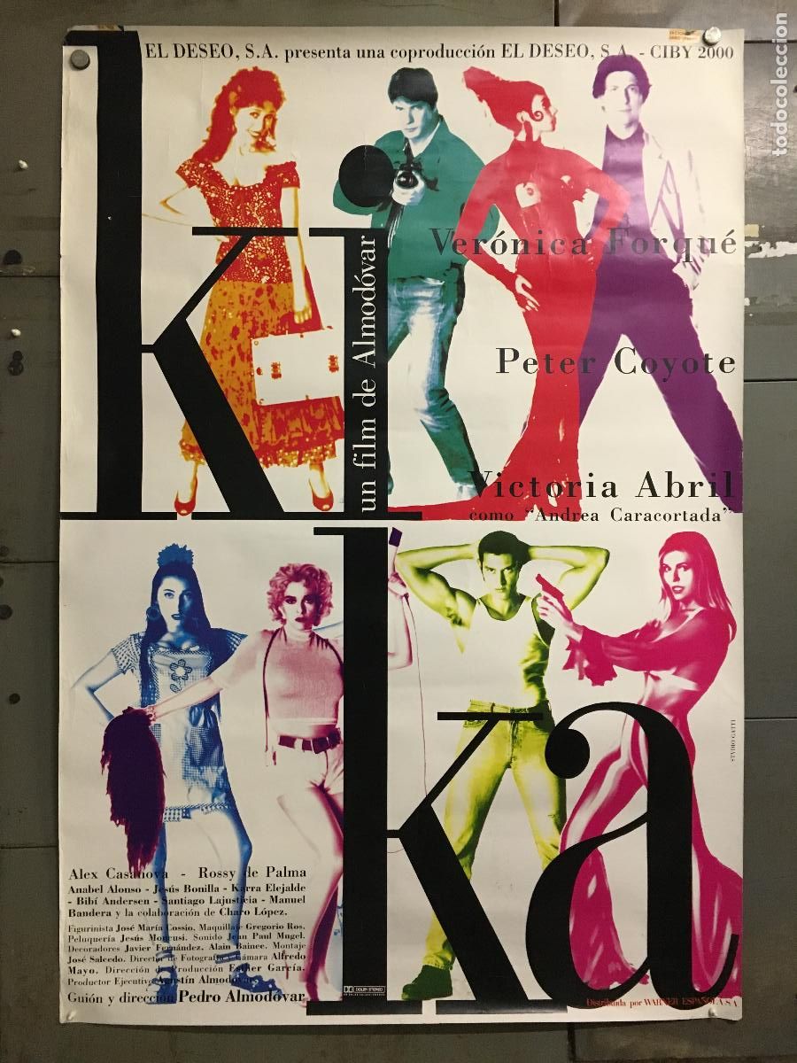 Cinema: R0254 KIKA PEDRO ALMODOVAR JUMBO BANNER POSTER 120X175