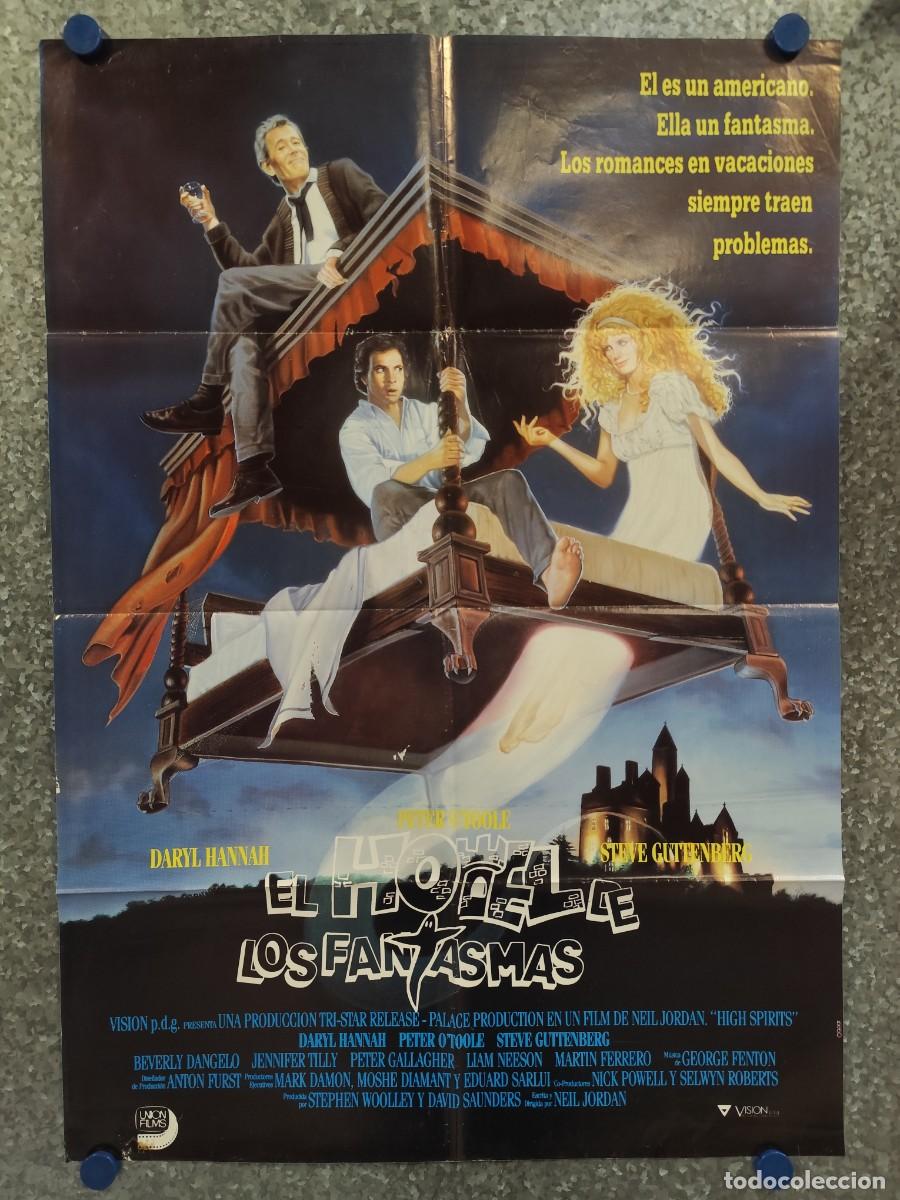 Cine: El hotel de los fantasmas. DARYL HANNAH, PETER O'TOOLE, STEVE GUTTENBERG. POSTER ORIGINAL