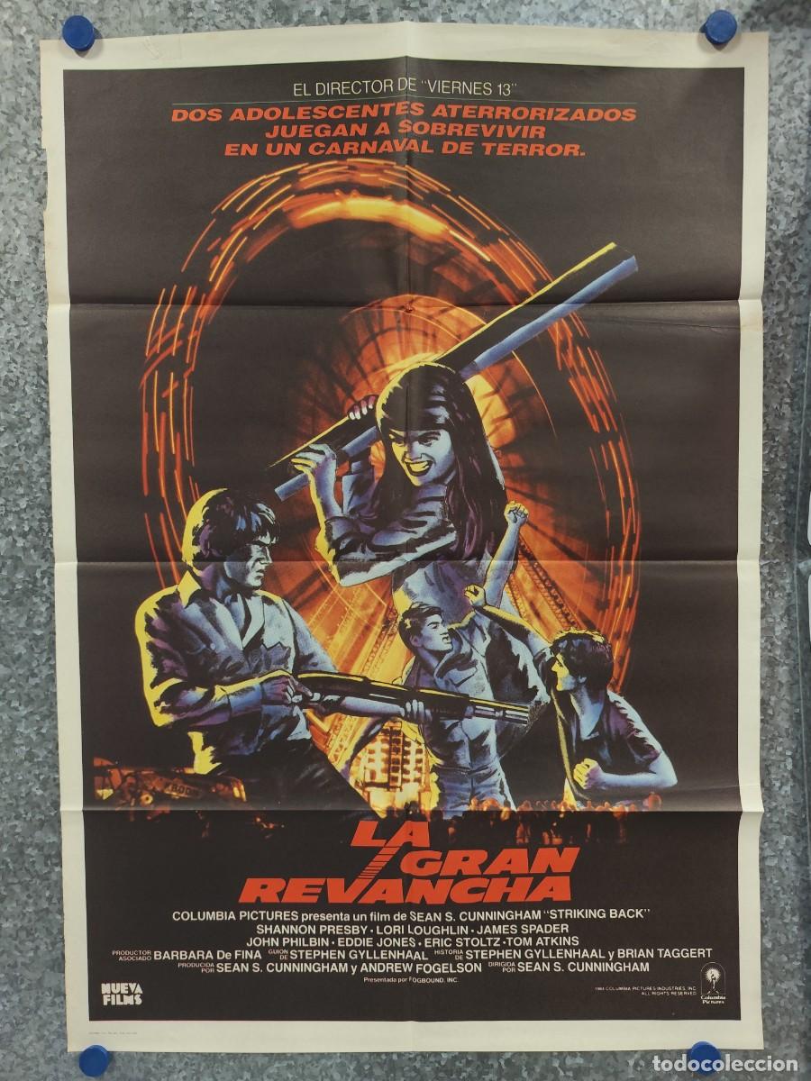 Cine: La gran revancha. Lori Loughlin, Shannon Presby, James Spader A&Ntilde;O 1984. POSTER ORIGINAL
