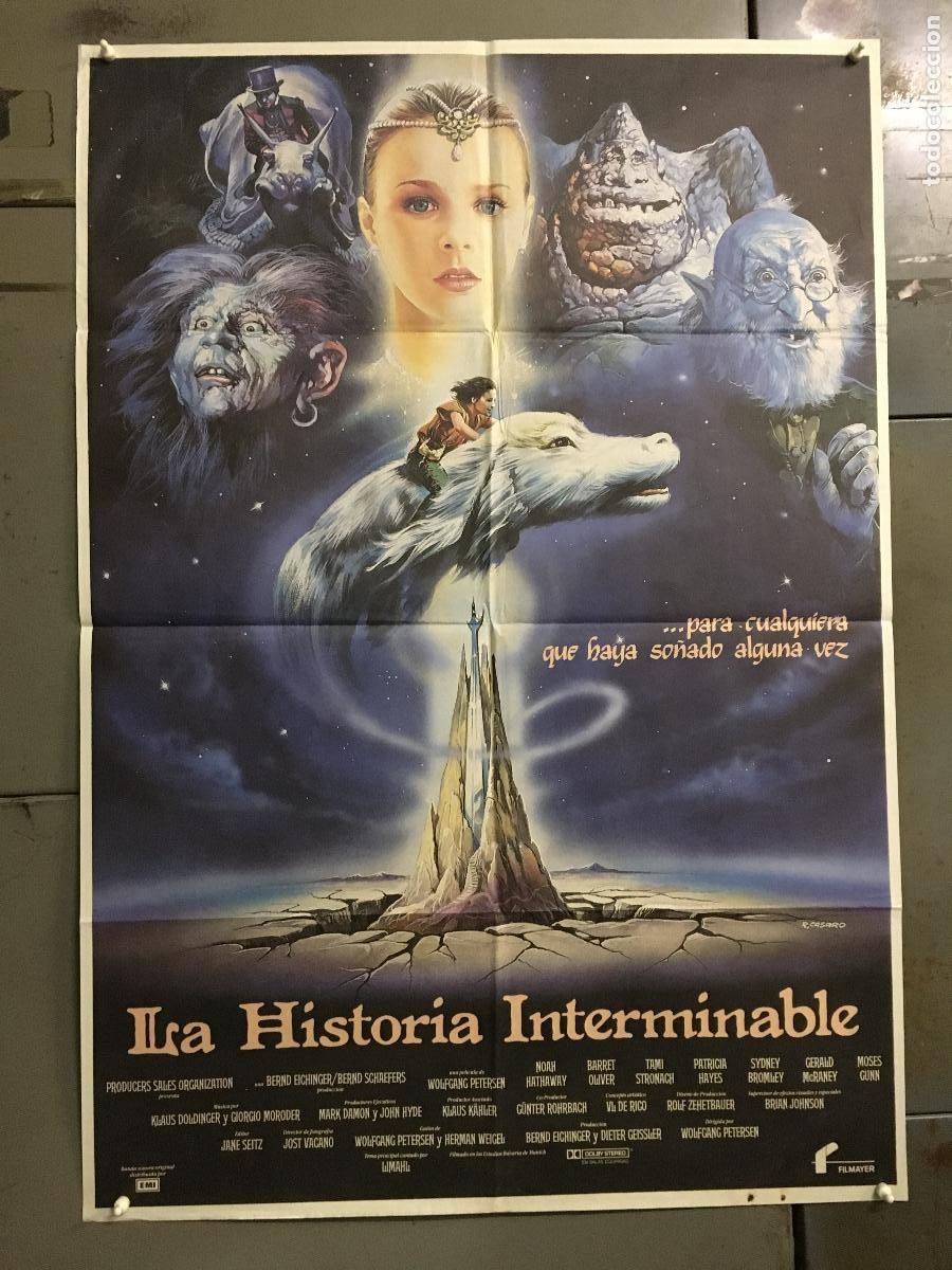 Kino: AFD50 LA HISTORIA INTERMINABLE FANTASIA CASARO POSTER ORIGINAL 70X100 ESTRENO