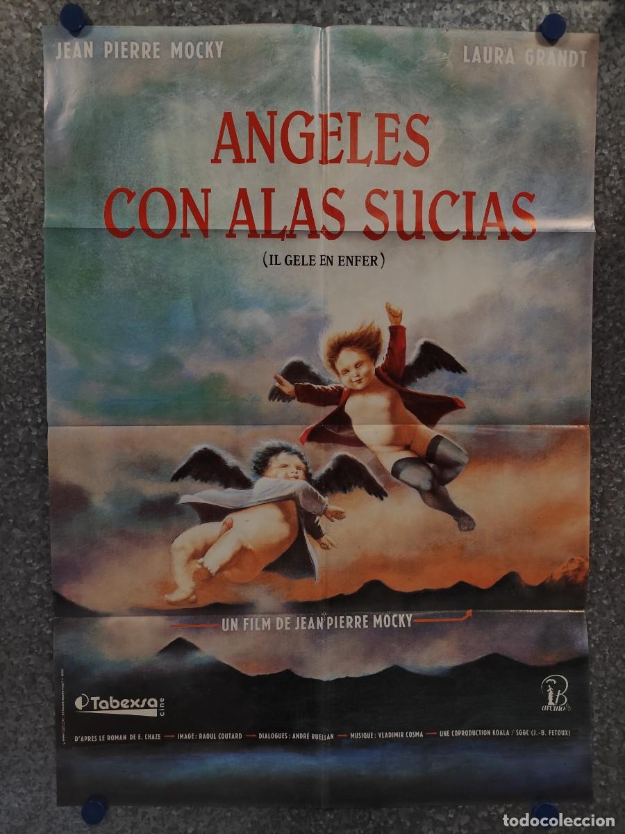 Cine: &Aacute;ngeles con alas sucias. Jean-Pierre Mocky, Laura Grandt. A&Ntilde;O 1990. POSTER ORIGINAL