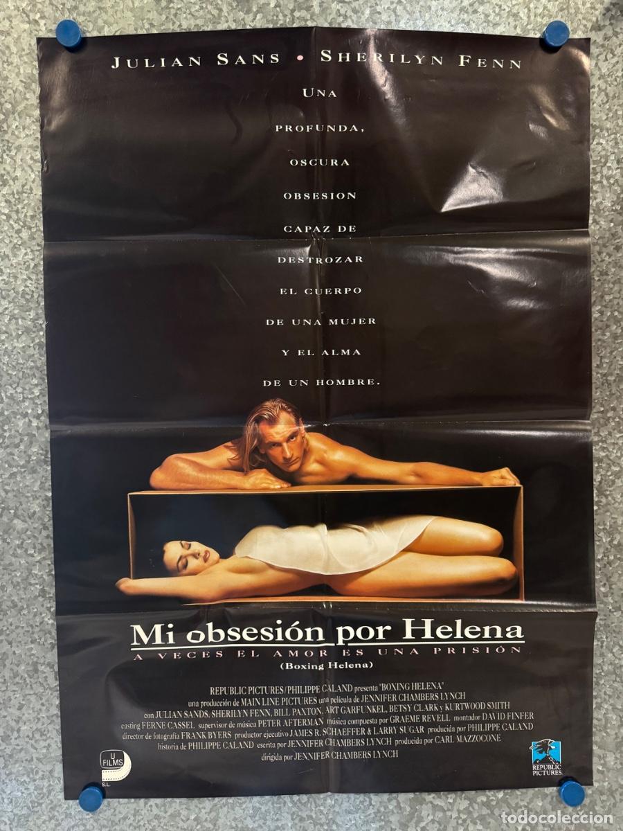 Cine: Mi obsesion por Helena, Julian Sans, Sherilyn Fenn, POSTER ORIGINAL