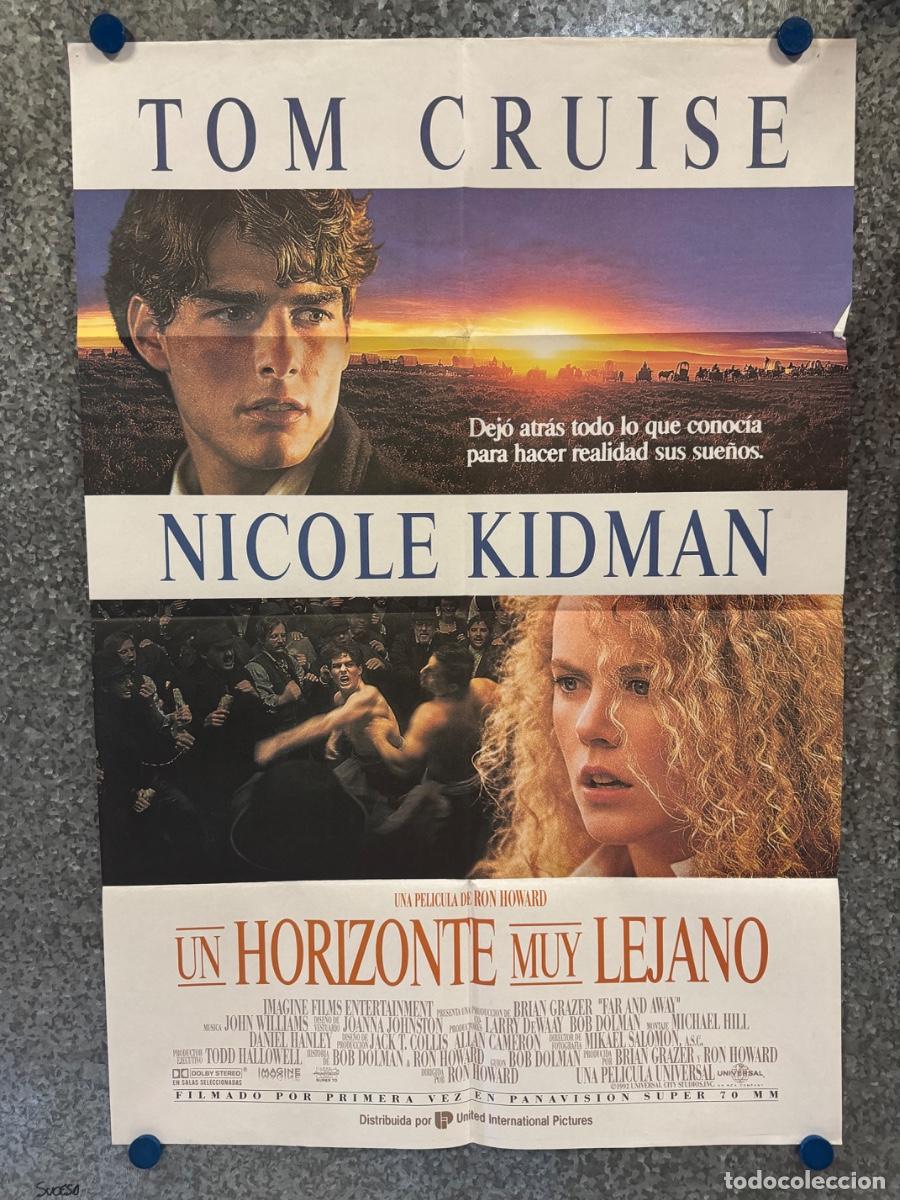 Cine: Un horizonte muy lejano, Tom Cruise, Nicole Kidman, A&ntilde;o 1992, POSTER ORIGINAL