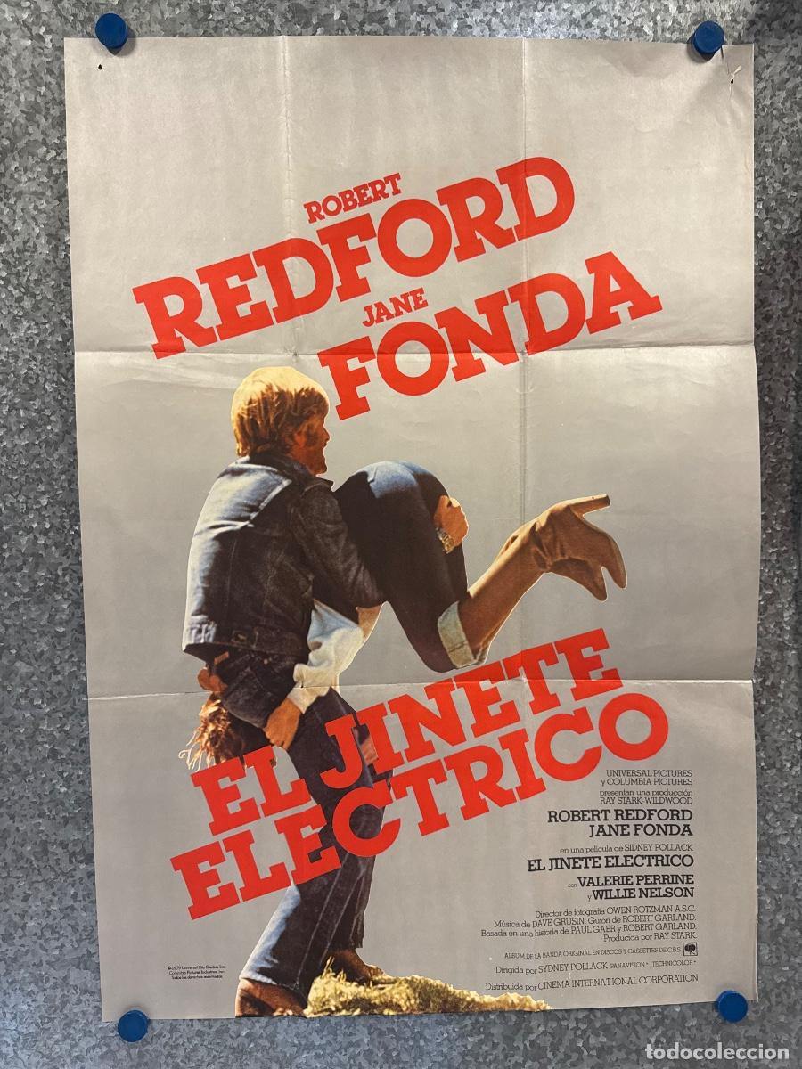 Cine: El jinete electrico, Robert Redford, Jane Fonda, A&ntilde;o 1979, POSTER ORIGINAL
