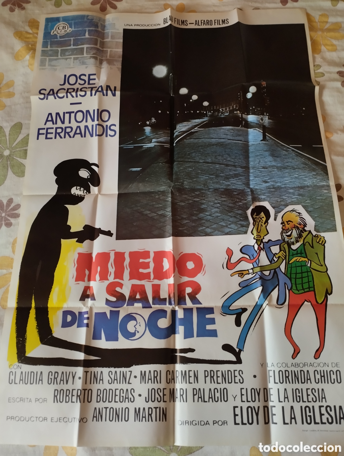 Cine: CARTEL POSTER 100 x 70 - MIEDO A SALIR DE NOCHE