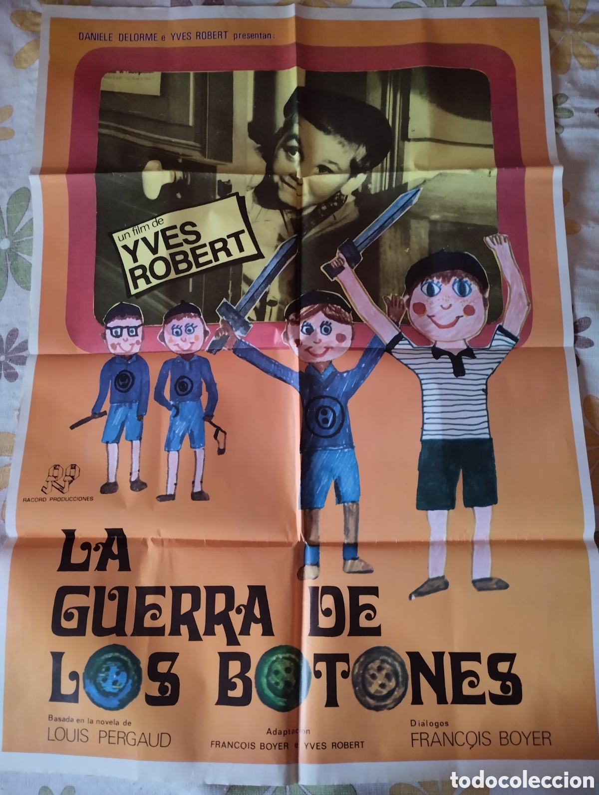 Cine: CARTEL POSTER 100 x 70 - LA GUERRA DE LOS BOTONES