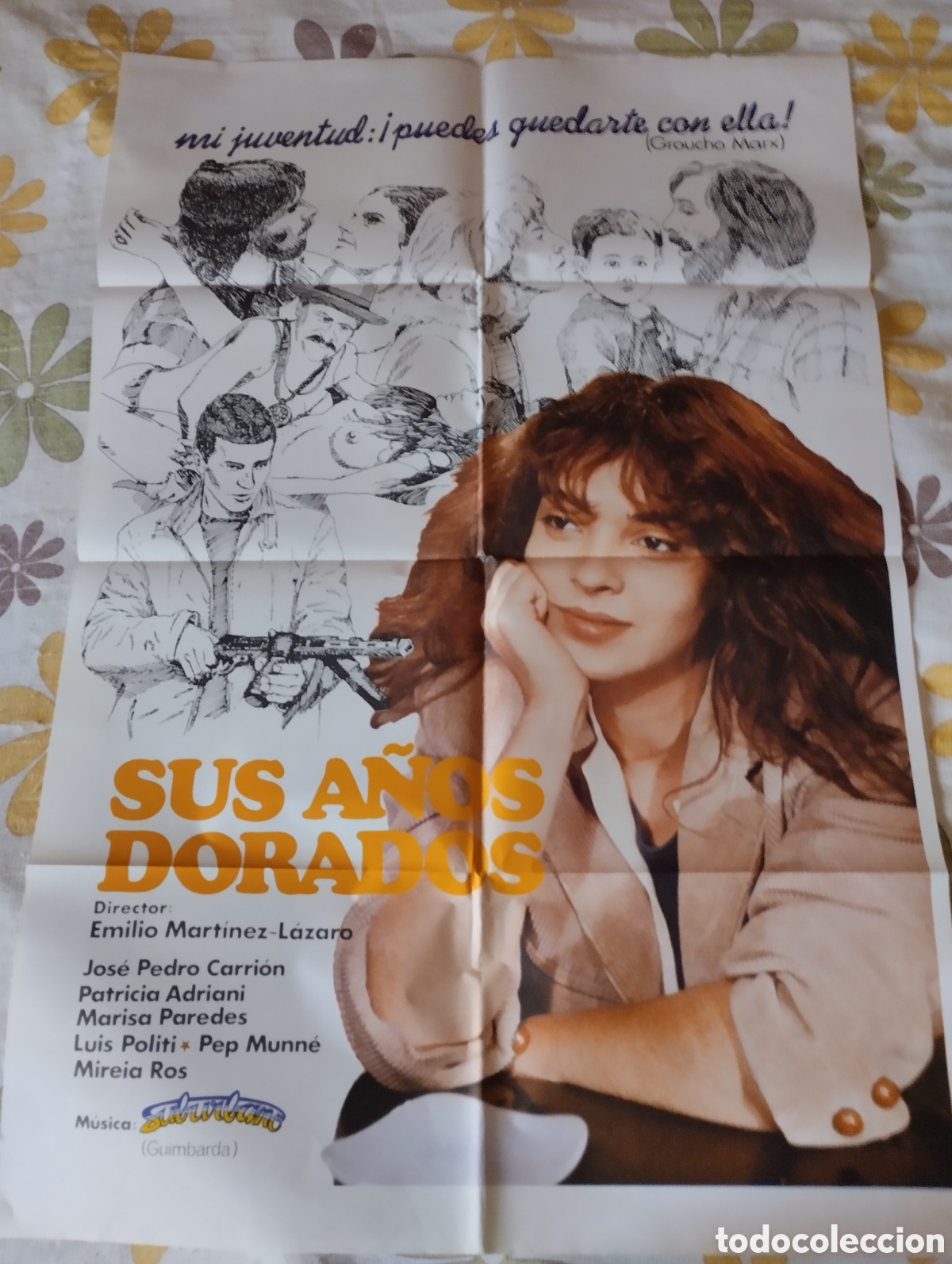 Cine: CARTEL POSTER 100 x 70 - SUS A&Ntilde;OS DORADOS