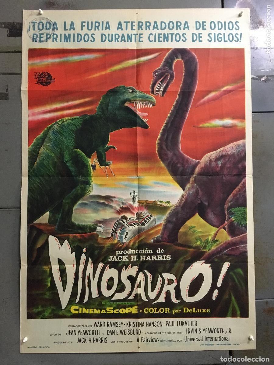 Cin&eacute;ma: PJE 0403 DINOSAURIO / DINOSAURUS YEAWORTH MONSTRUOS SCIFI POSTER ORIG ARGENTINO 75X110 LITOGRAFIA