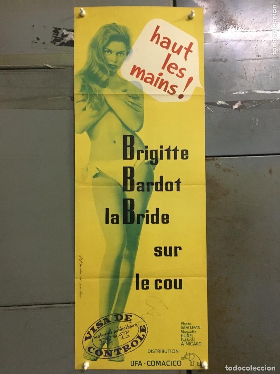 Cine: PJE 0258 A RIENDA SUELTA BRIGITTE BARDOT ROGER VADIM POSTER ORIGINAL FRANCES 28X77